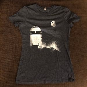 R2D2 Star Wars light house shirt